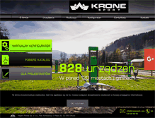 Tablet Screenshot of kronesport.com